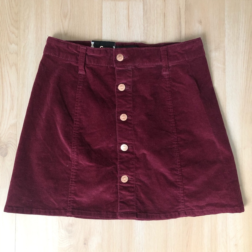 Maroon skirt
